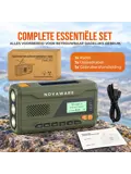 Noodradio Solar Opwindbaar - DAB+/FM - 4500mAh
