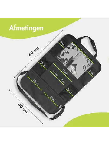 Autostoel Organizer met Tablethouder