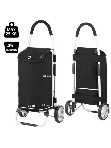 Foldable Boodschappenwagen 45 liter