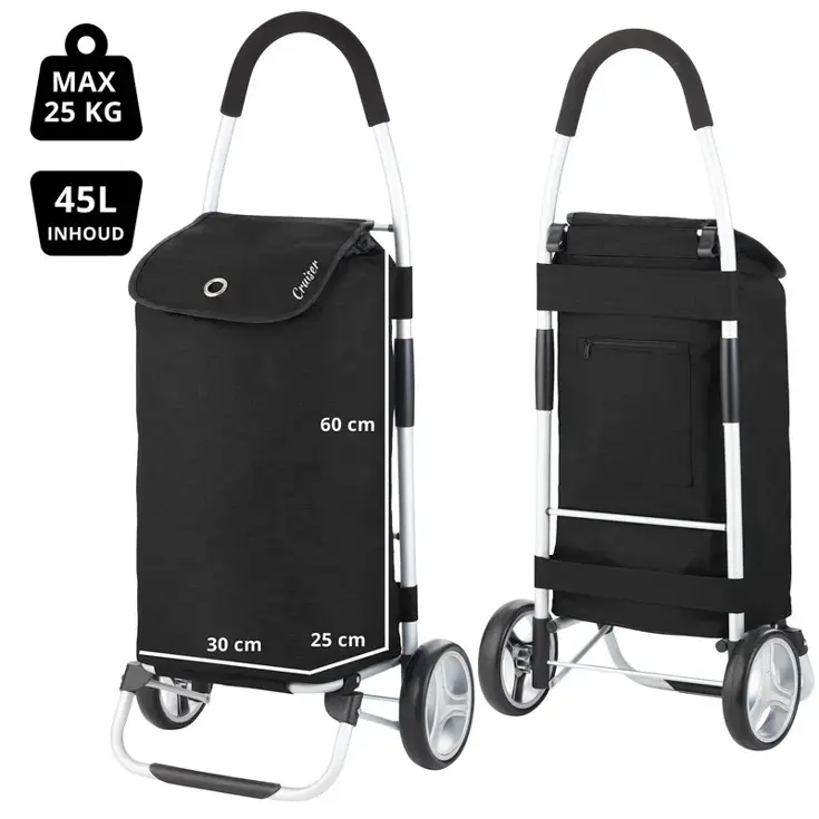 Foldable Boodschappenwagen 45 liter