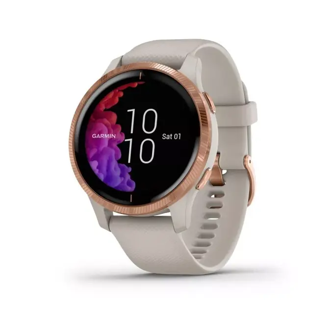 Garmin Venu GPS smartwatch – licht zand