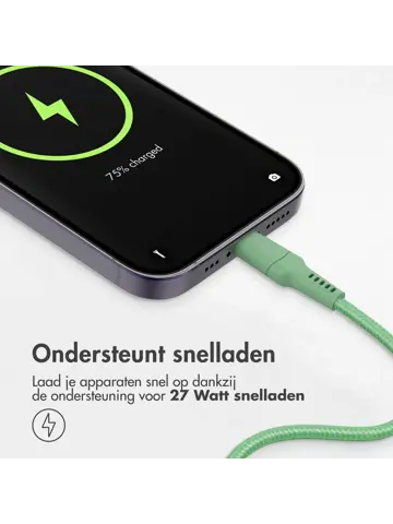 Lightning naar USB-C kabel 2 meter