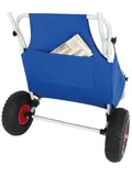 Opvouwbare Lichtgewicht Beach Trailer Blauw