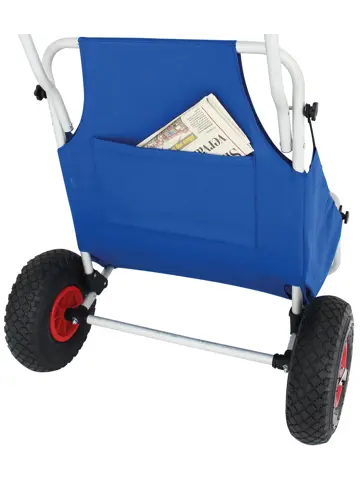 Opvouwbare Lichtgewicht Beach Trailer Blauw