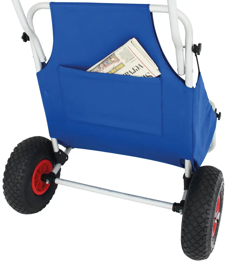 Opvouwbare Lichtgewicht Beach Trailer Blauw