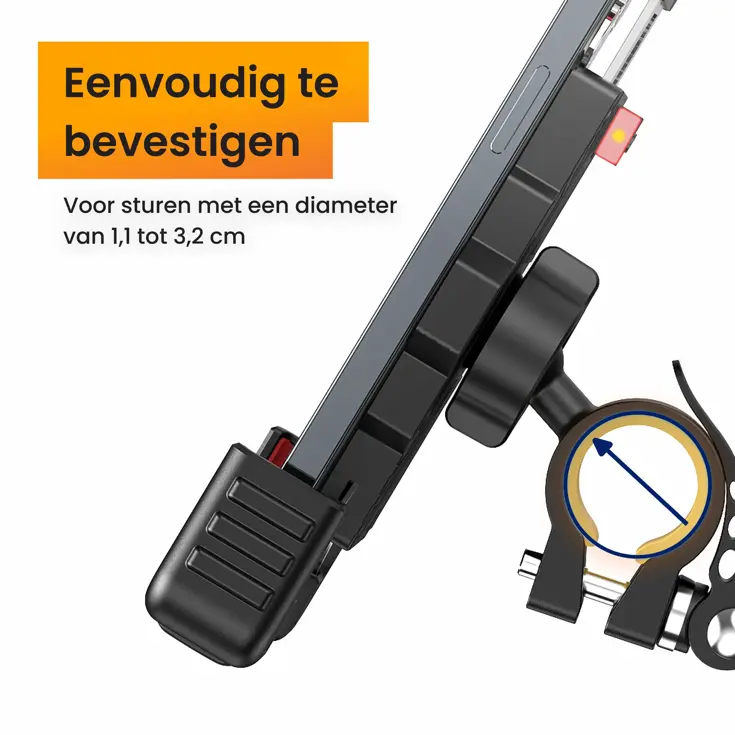 Robuuste Telefoonhouder Fiets & Motor