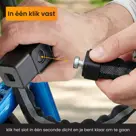 R2B Fietsslot met twee sleutels - 115 cm