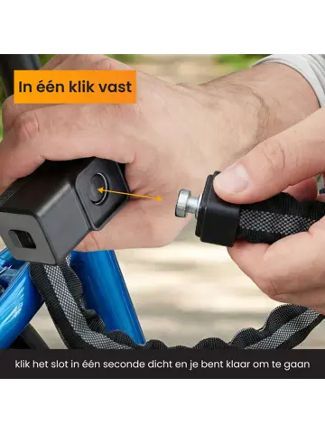 Fietsslot Reflecterend - 115 cm - Kettingslot