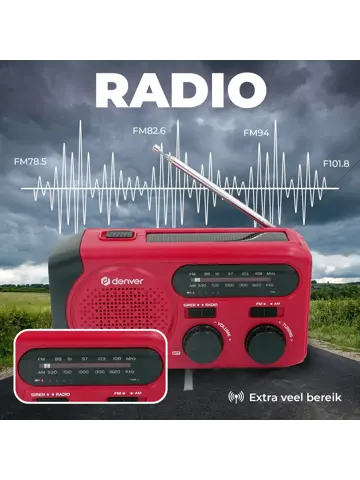 SCR2010 FM Noodradio 2000mAh Powerbank