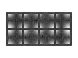 ProPlus Tenttapijttegels - zwart - 8 stuks