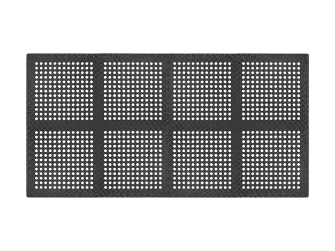 ProPlus Tenttapijttegels - zwart - 8 stuks