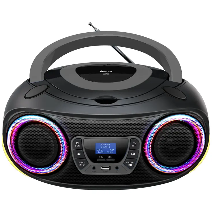 DAB+ Radio CD-speler Bluetooth Lichteffecten
