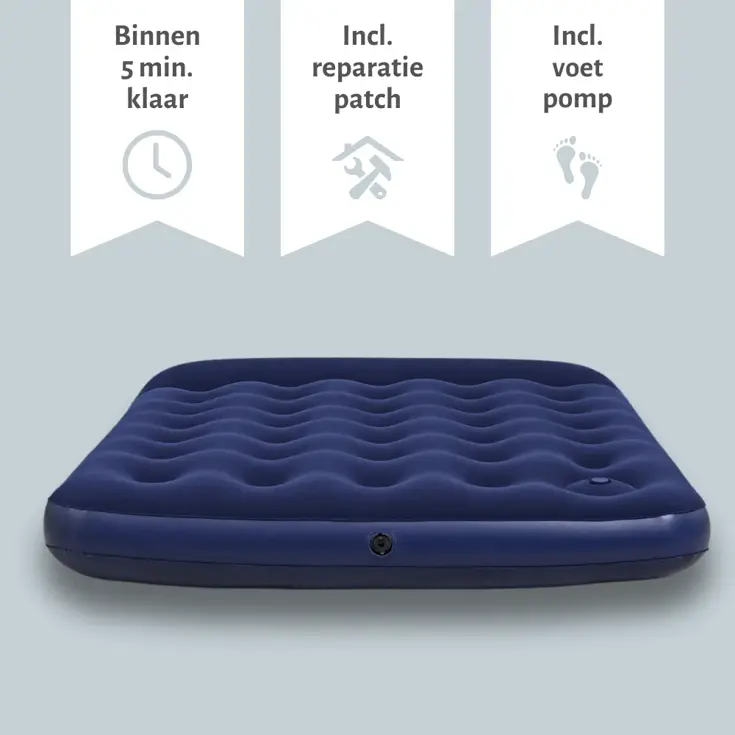 Luchtbed - Bestway - 2P - 137x191 cm + pomp
