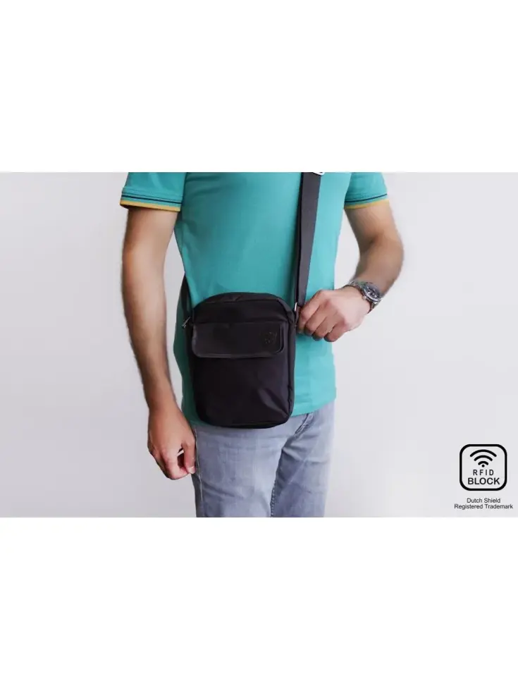 Paspoort Schoudertas - Anti Skim - Crossbody Tas