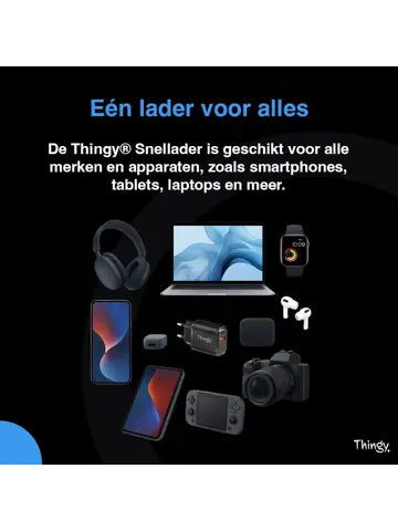 Snellader 35W USB-A & USB-C Met Kabel