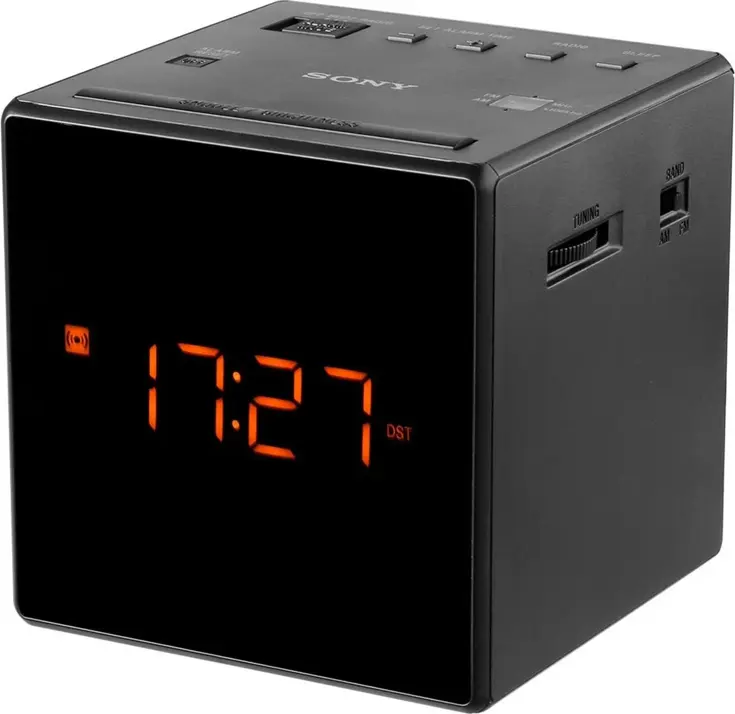 ICF-C1B Wekkerradio - FM/AM - Kubus