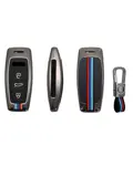 Metalen Sleutelhoesje voor Audi grijs D3