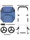 Allround Boodschappenwagen opvouwbaar 41 liter