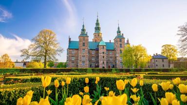 denemarken_kopenhagen_rosenborg-kasteel_tuinen_tulpen_geel_aanzicht_shutterstock_1962600736