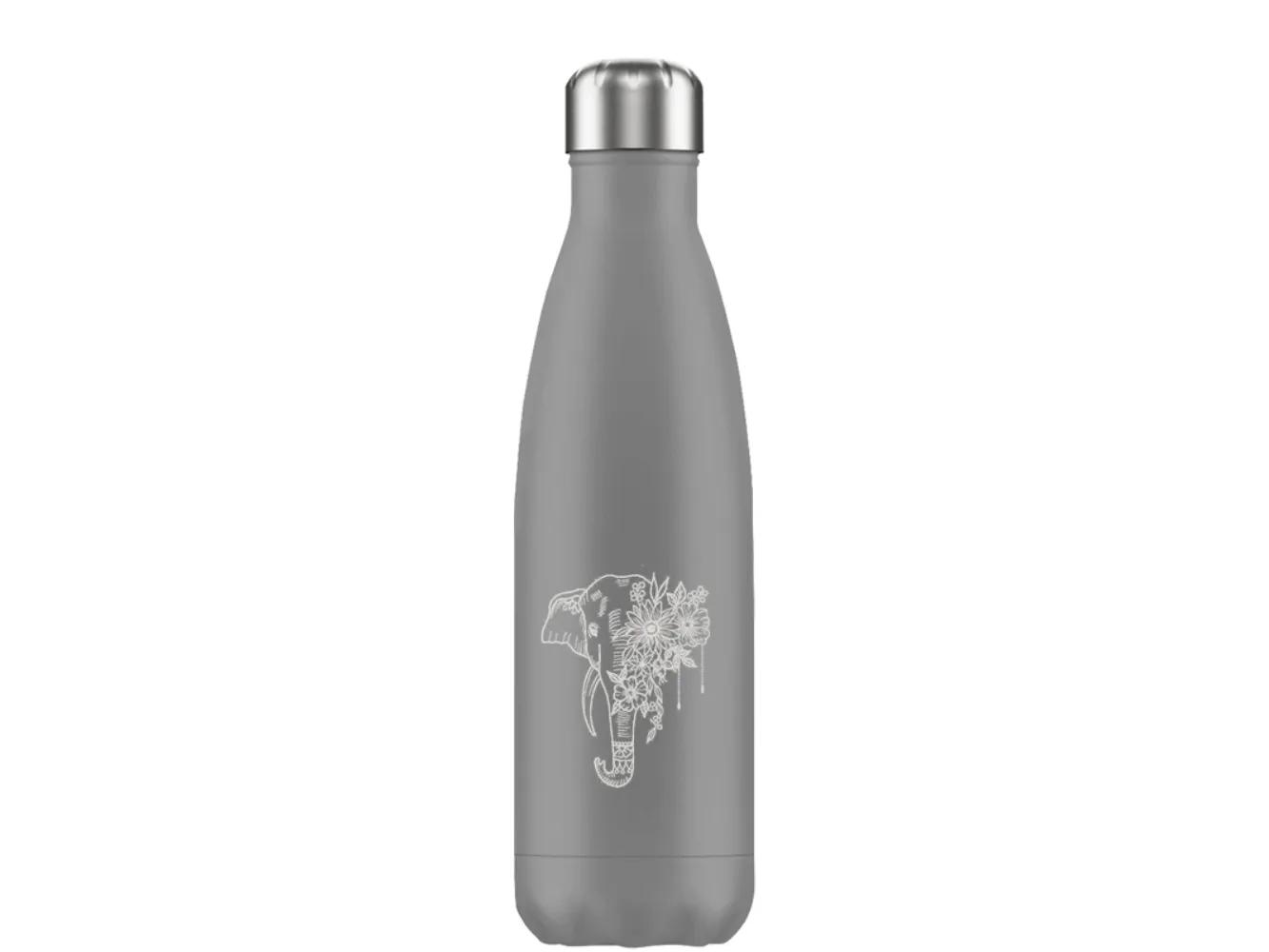 Flaske  500 ml RVS Drinkfles  Gray