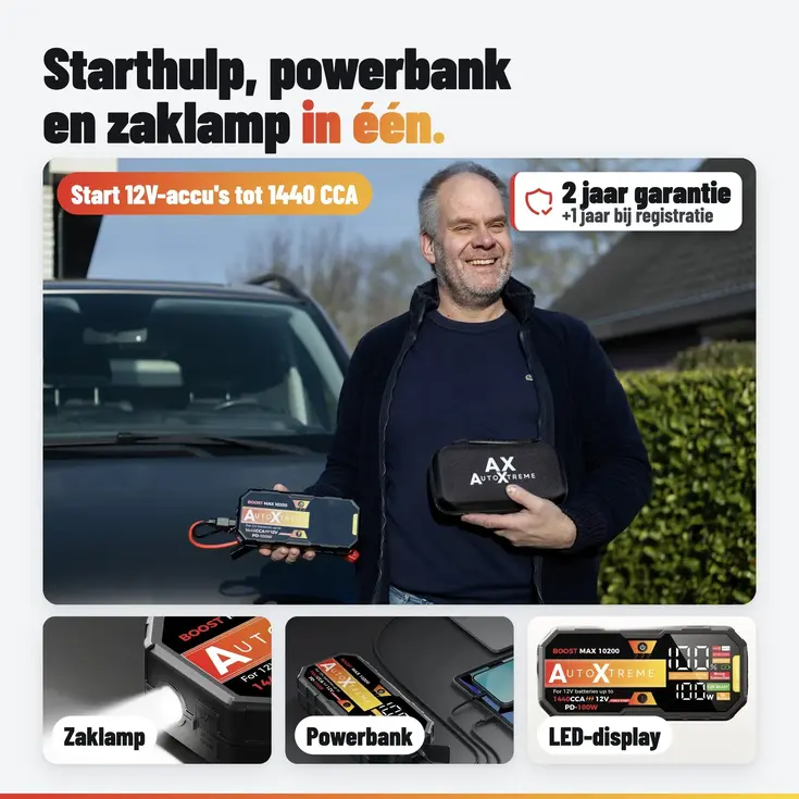 Boost Max - Jumpstarter & Starthulp - 1440CCA