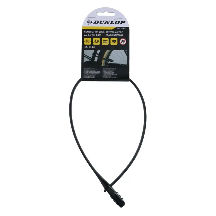 Fietsslot 53 cm - Cijferslot Codesysteem