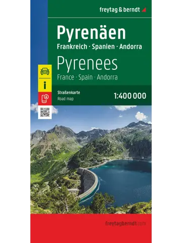 Wegenkaart Pyreneeën