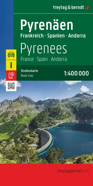 Wegenkaart Pyreneeën