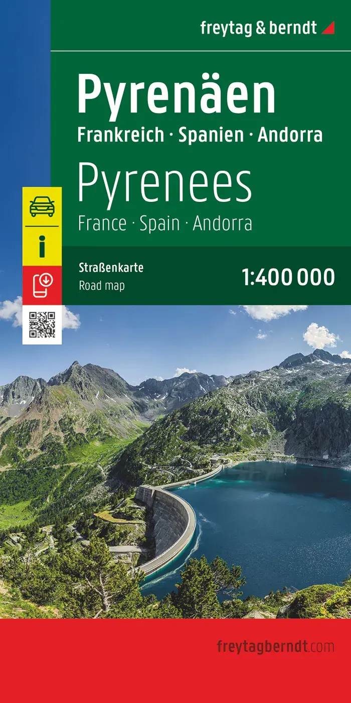 Wegenkaart Pyreneeën