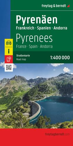 Wegenkaart Pyreneeën
