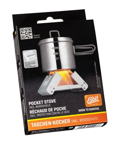 Esbit Brander Pocket Stove M Incl. Solid fuel