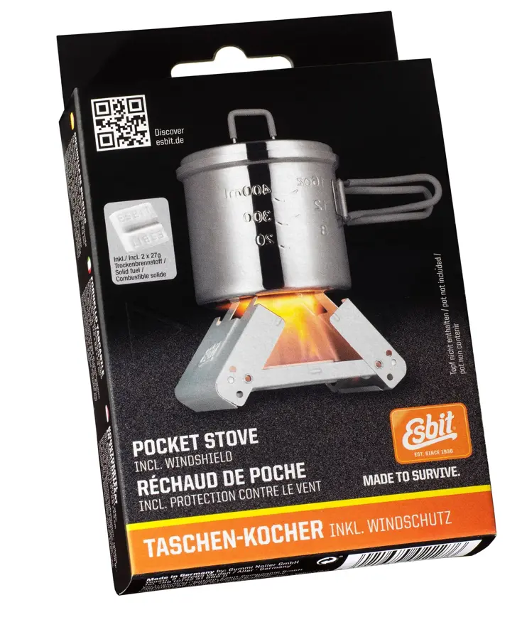 Esbit Brander Pocket Stove M Incl. Solid fuel