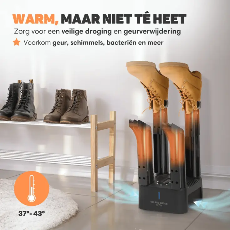 Schoenendroger met timer - MAX - 4 in 1
