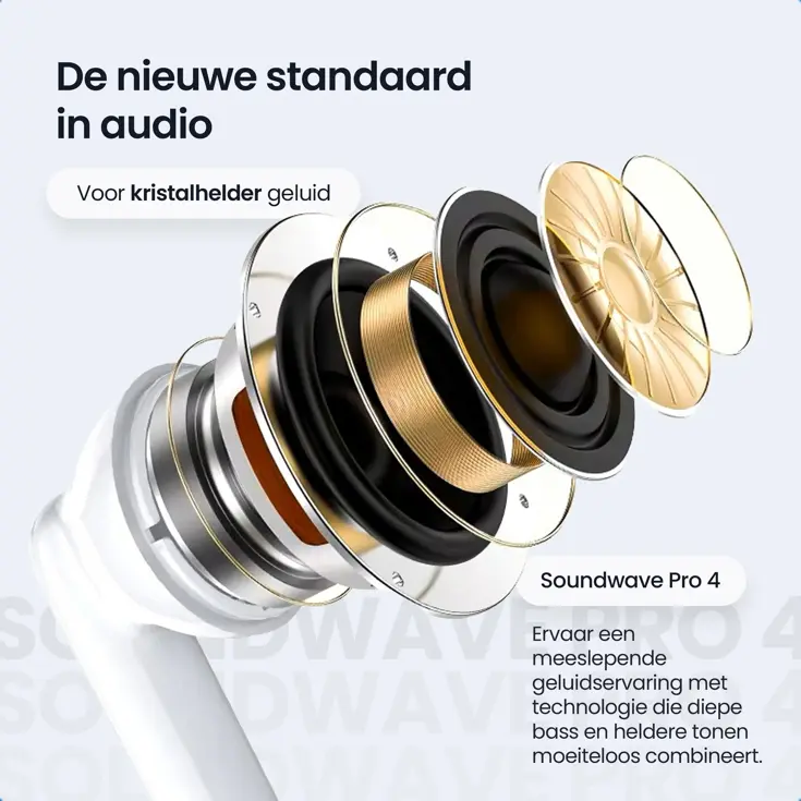 SoundWave Pro 4 - Oordopjes - ENC & BT 5.4