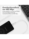 USB-C naar USB A kabel - 1 meter