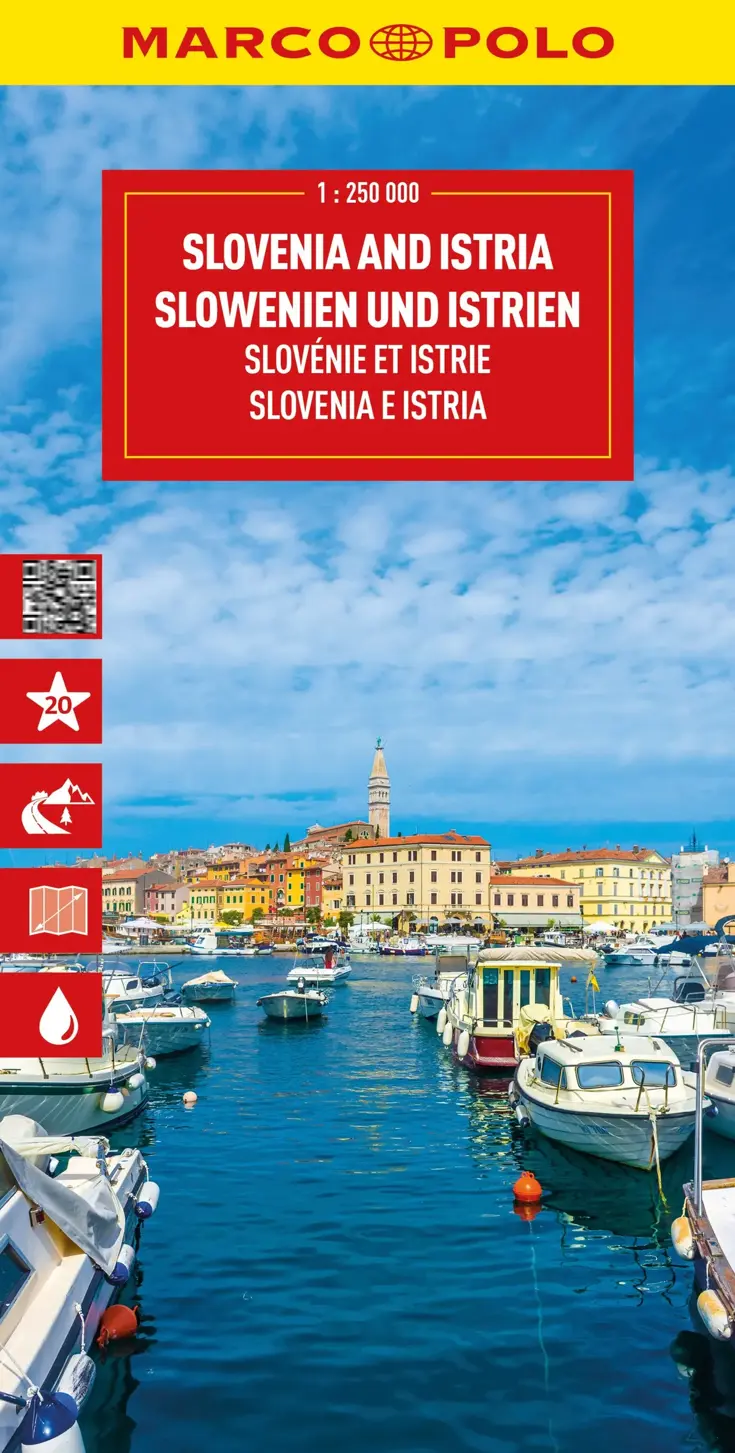 Wegenkaart Slovenië - Istrië