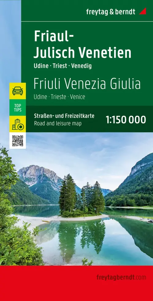 Wegenkaart Friuli - Julisch-Venetië