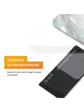 R2B iPhone 15 Hoesje Marmer + Screenprotector