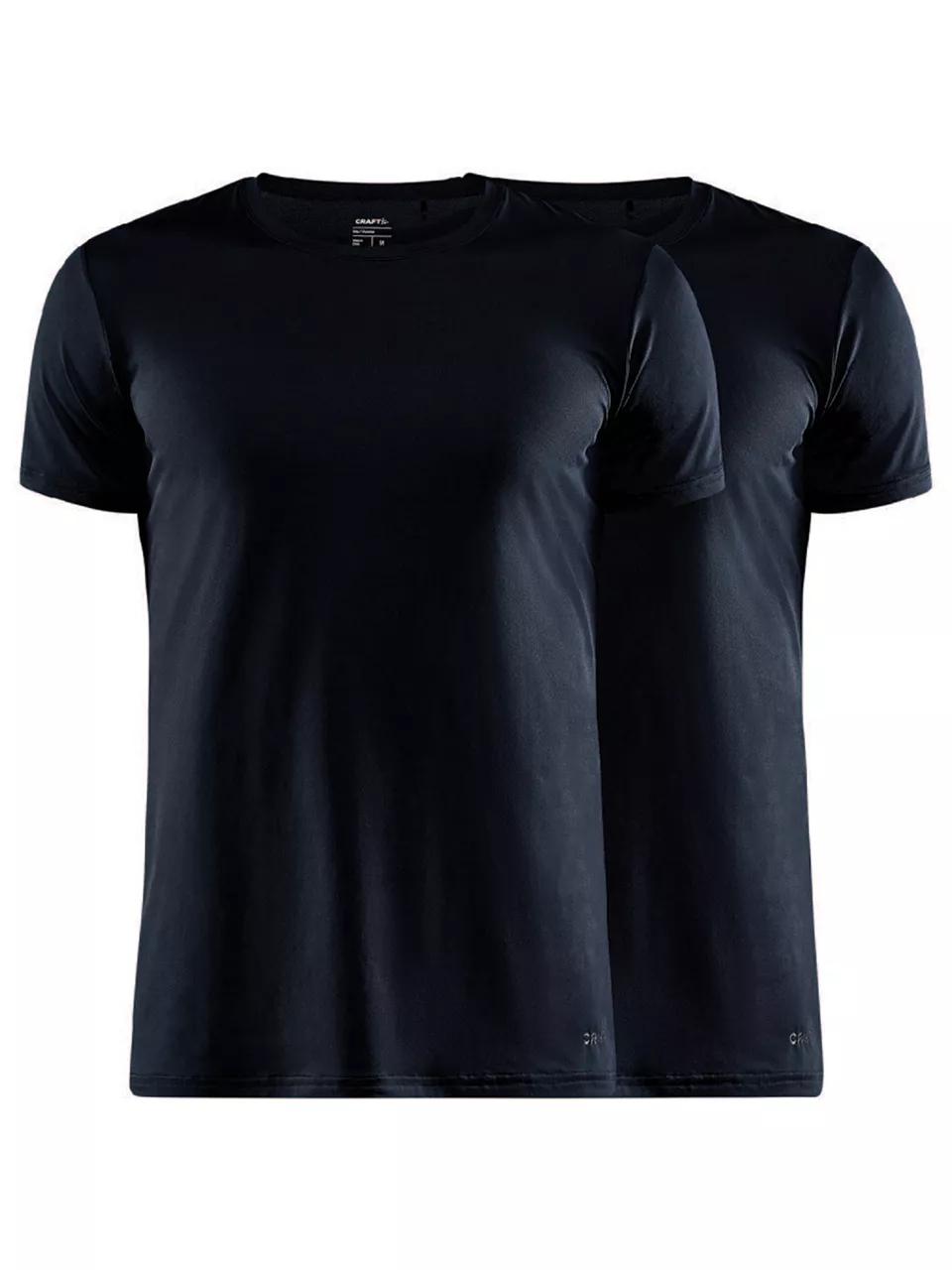 Craft Core Dry Multi Tee 2-pack  Sportshirt heren  Zwart   M