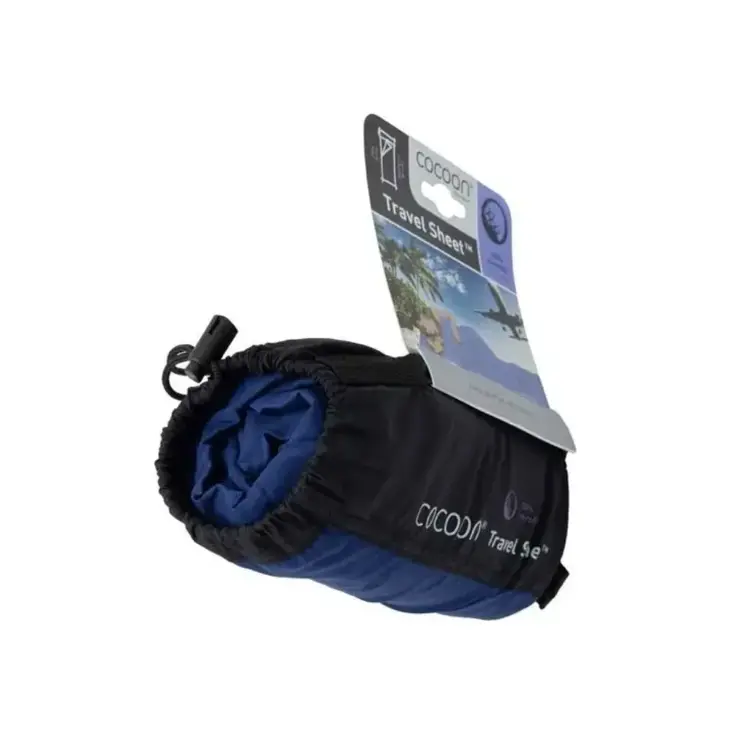Cocoon Travelsheet Microfiber Blauw