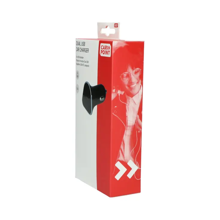12/24V Duo USB-A Autolader voor 2 apparaten