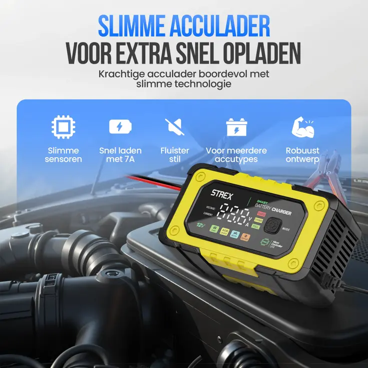 Acculader 12V 7A