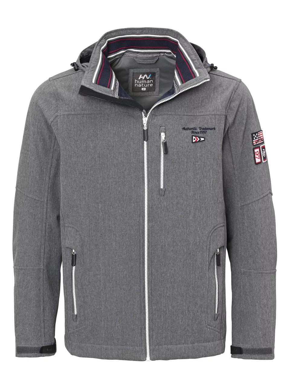 ANWB  Softshell jack men Bertwin  Antraciet-Zwart   M main product image