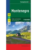 Wegenkaart Montenegro