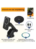 Telefoonhouder Auto Zuignap met Draadloze Oplader