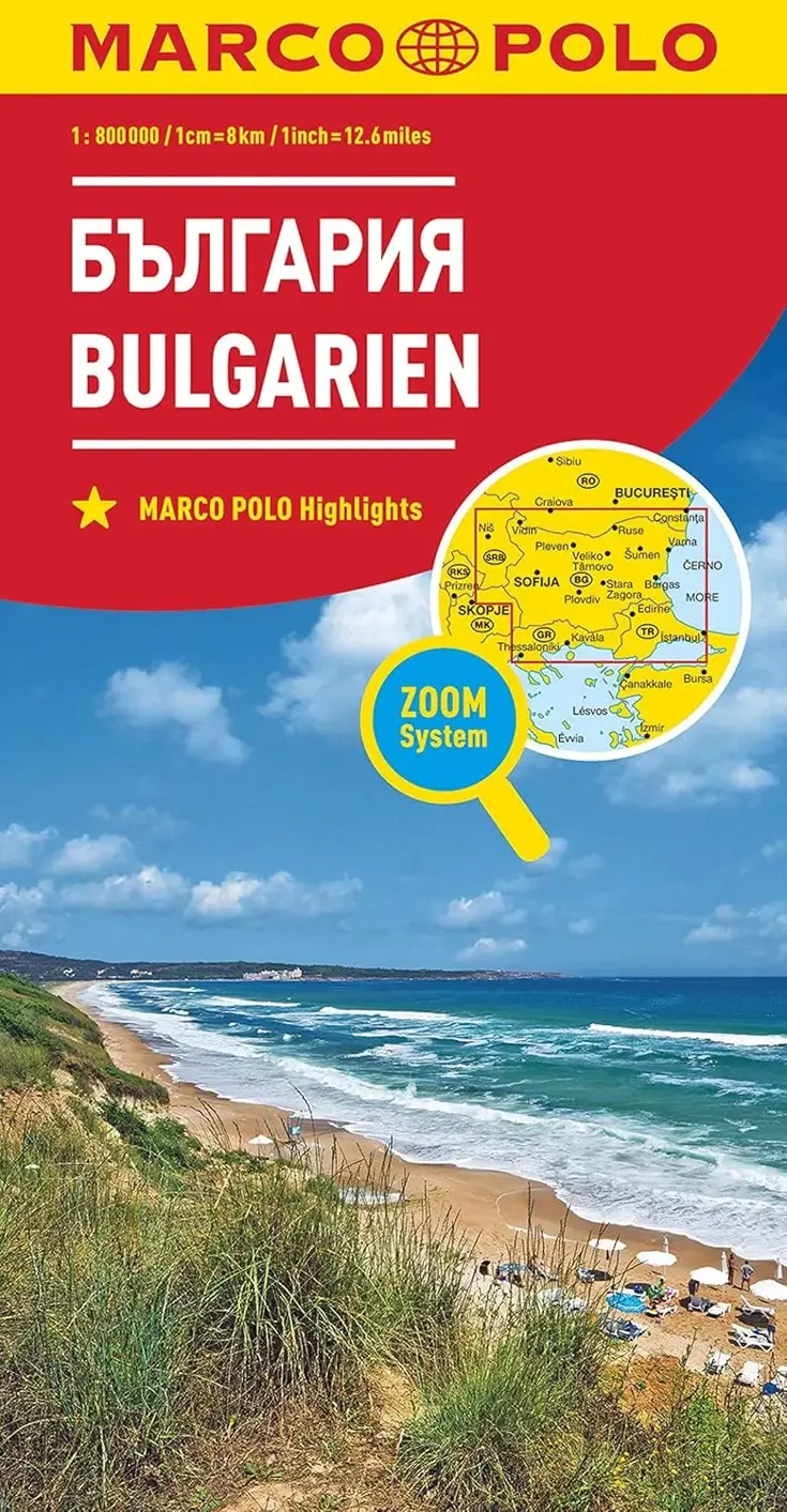 Wegenkaart Bulgarije