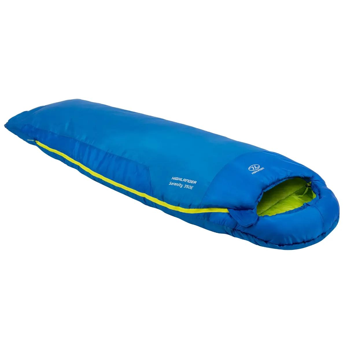 Highlander Outdoor  Highlander slaapzak Serenity 350 Enveloppe  Blauw