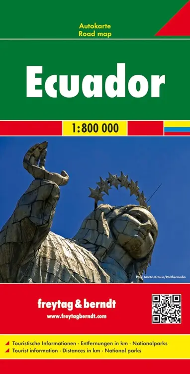 Wegenkaart Ecuador