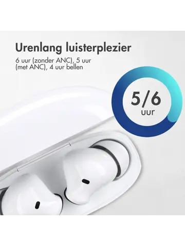 Bluetooth Oortjes met Active Noise Cancelling