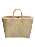 Penjy - Strandtas - Raffia riet - Trekkoord